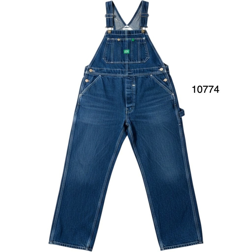 Liberty Overalls Mens 34 Blue Good Vintage Made in USA Denim Bibs